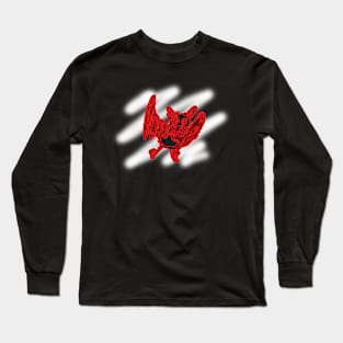 Moth Man Sketch Long Sleeve T-Shirt